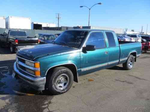 Chevrolet C K Pickup 1500 1995 Chevy C1500 Ext Cab 2wd 350 Used Classic Cars