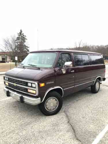 chevrolet g20 van beauville g30 1995 up for auction is a used classic cars chevrolet g20 van beauville g30 1995