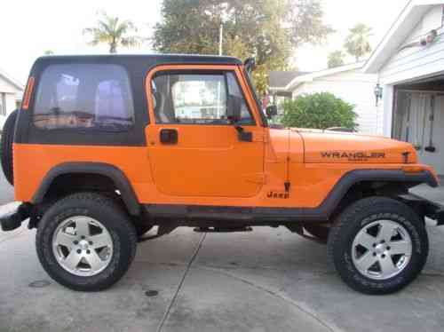 Jeep Wrangler Rio Grande (1995) This Jeep Has A 7 Inch Lift: Used Classic  Cars