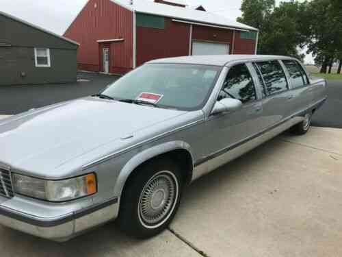 Cadillac Fleetwood Brougham Limousine 14k Miles Silver: Used Classic Cars