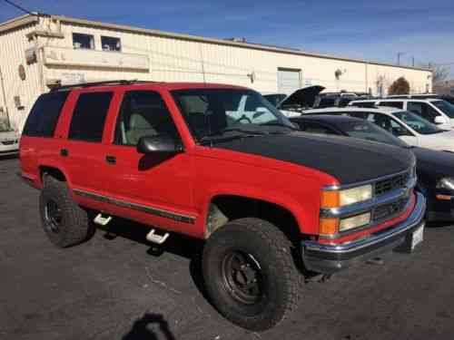 chevrolet tahoe 1996 chevy tahoe 4 door 4wd 5 7 liter v8 used classic cars chevrolet tahoe 1996 chevy tahoe 4