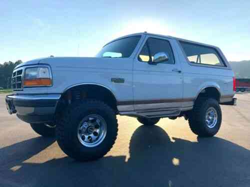 Ford Bronco Eddie Bauer Edition Immaculate Interior And Exterior 1996
