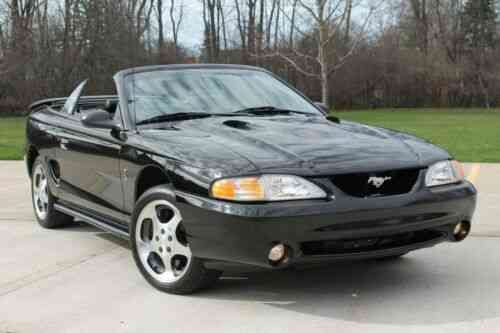 Mustang Svt Cobra Convertible 1 Of 853 Original Owner 12 Used Classic Cars