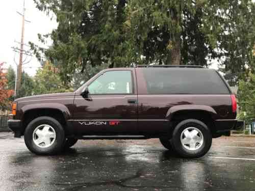 Gmc Yukon Gt Sport 1997 4x4 Low Miles Rare 1 Used Classic Cars