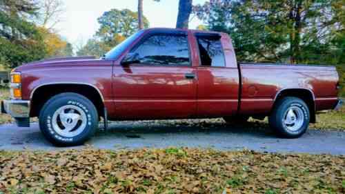 98 Chevy Extended Cab Silverado 1 2 Ton This Exceptional 98 Used Classic Cars