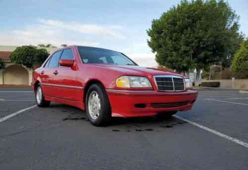 Mercedes Benz C230 Red 1998 This Red C 230 Equipped Used Classic Cars