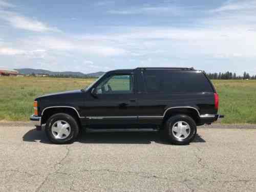 Chevrolet Tahoe 2 Door Tahoe Blazer Chevy Truck 1999 Scroll Used Classic Cars