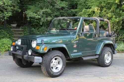 green tj wrangler