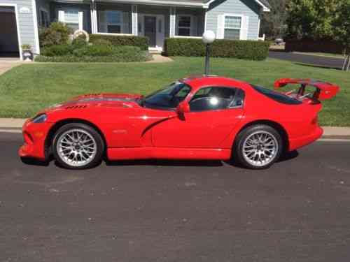 Dodge Viper (2000) Dodge Viper Acr 1 Of 25 In The Red: Used Classic Cars