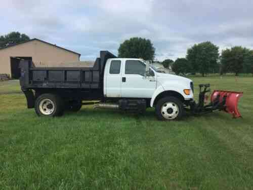 Ford F650 Super Cab Dump With Plow 2000 Ford F650 Used Classic Cars 3681