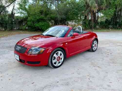 Audi Tt Convertible Red Fwd Manual 2001 About This Vehicle Used
