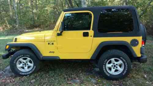 2002 jeep wrangler x