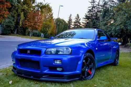 Nissan Skyline V Spec Ii Nur R34 9 300 Miles Bayside Blue Used Classic Cars