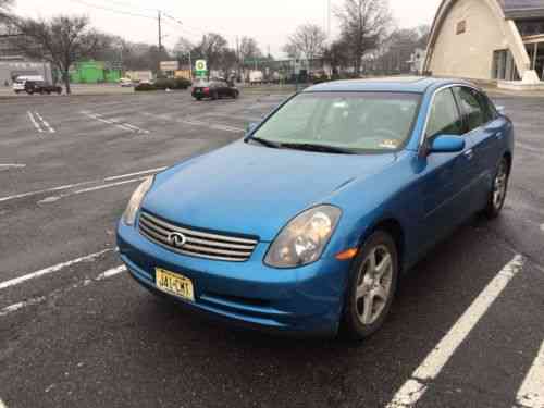 Infiniti G35 (2003) G35 Infiniti Metallic Blue Color: Used Classic Cars