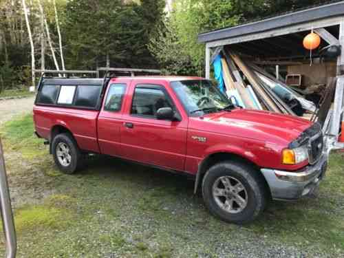 Ford Ranger Red And Black (2004) Good Ford Ranger 4x4: Used Classic Cars