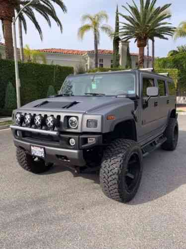 Custom Hummer H2 Supercharge Custom Hummer H2 Matt Gray: Used Classic Cars