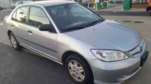 Honda Civic Dx 2005 Honda Civic 4 Door Sedan 1 7l Silver Used Classic Cars