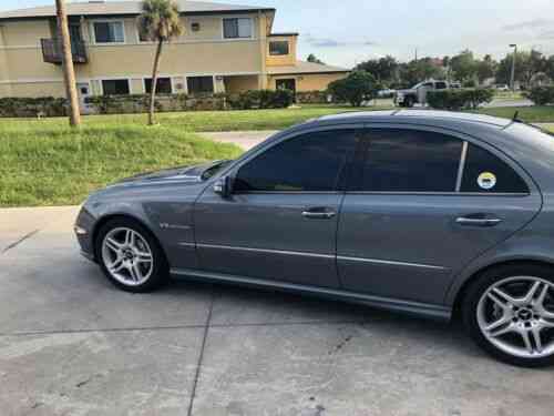 mercedes benz e55 amg sedan grey rwd automatic 55 amg 2005 used classic cars mercedes benz e55 amg sedan grey rwd