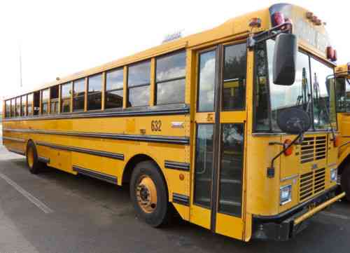 Thomas Thomas Flat Nose 90 Passenger School Bus W/: Vans, SUVs, and ...