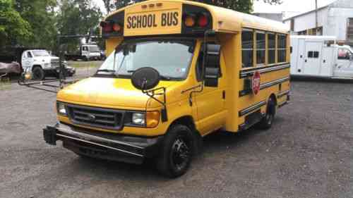 Ford E-350 Mini School Bus / 6. 0 Powerstroke / Runs: Vans, SUVs, and ...