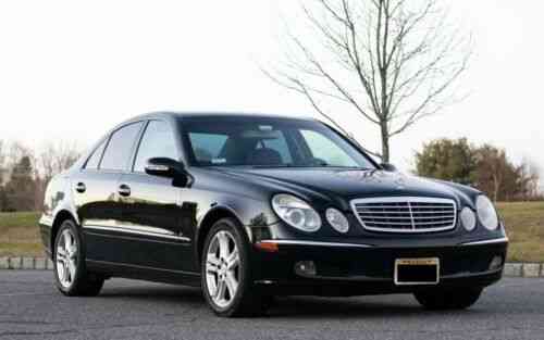 Mercedes Benz E Class 50 4matic Black On Black W Walnut Used Classic Cars