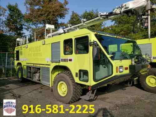 Oshkosh Striker 1500 Aircraft Firetruck Arff 10k Miles: Vans, SUVs, and ...