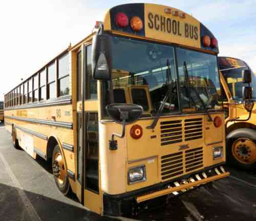 Thomas Thomas Flat Nose 90 Passenger School Bus W/: Vans, SUVs, and ...