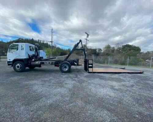 Mitsubishi Fm260 Cabover Hooklift Dump Truck Flatbed: Vans, SUVs, and ...