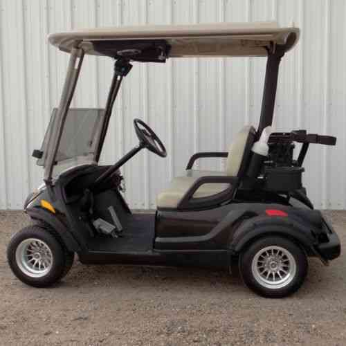 Yamaha 2008 Yamaha Black 48 Volt Electric Golf Cart: Vans, SUVs, and ...