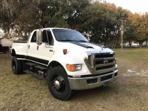 Ford F650 Pickup White Rwd Automatic Super Duty 2008 Used Classic Cars