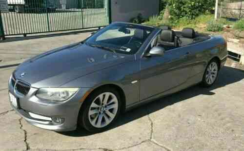 Bmw 328i Convertible Space Gray Black Leather Interior