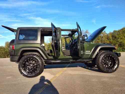 army green jeep wrangler for sale