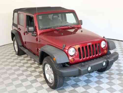 Wrangler Unlimited Sport Deep Cherry Red Crystal Pearlcoat: Used Classic  Cars