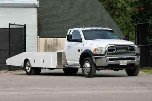 Ram 5500 4x4 54k Miles Hodges Hauler Ramp Wedge Truck: Vans, SUVs, and