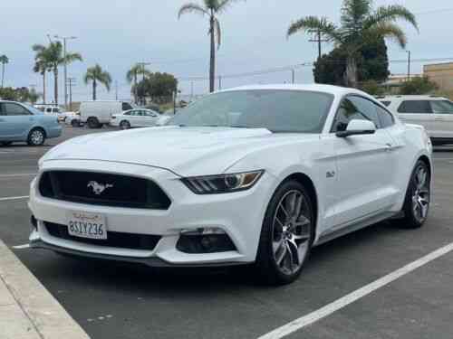 White Mustang Gt Premium (2015) Vehicle Details Clean: Used Classic Cars