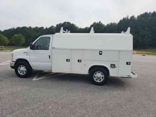 Ford E 350 With Knapheide Kuv Enclosed Service Body 16 Vans Suvs And Trucks Cars