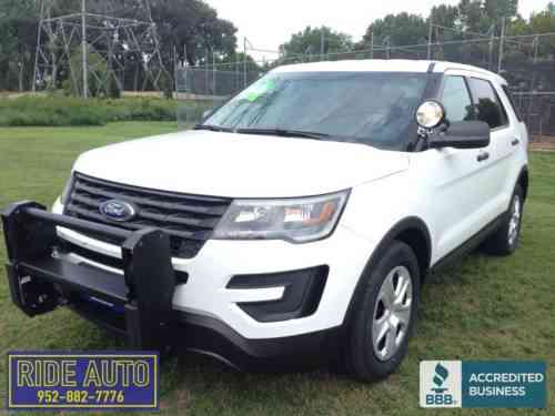 Ford Explorer Police Interceptor Awd 16 Police Package 4 Used Classic Cars