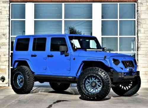 Jeep Wrangler Unlimited Sport Miles Hydro Blue Pearlcoat Used Classic Cars