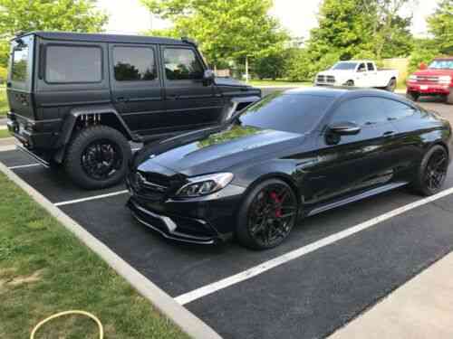 Mercedes Benz C63s Amg Coupe Blacked Out Adv 1 Wheels Used Classic Cars