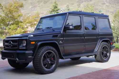 Mercedes Benz G Class 63 Amg Matte Black With Red Interior Used Classic Cars