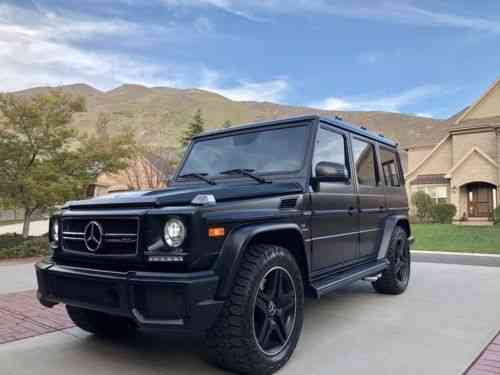 Mercedes Benz G Class 63 Amg Matte Black With Red Interior Used Classic Cars