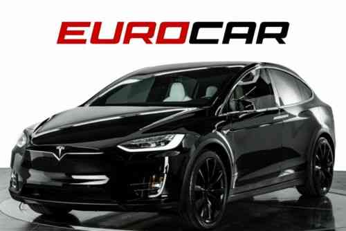 Tesla Model X 100d Electric 417hp 485ft Lbs Solid Black 2017