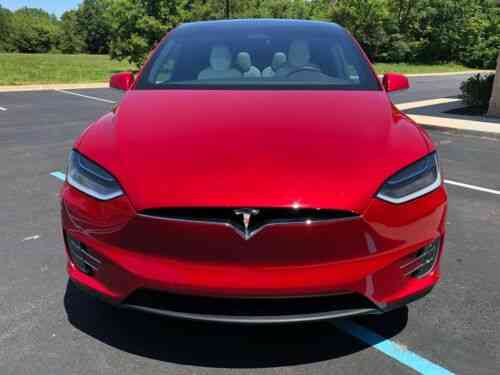 Rare 7 Seat 2017 Premium Tesla Model X 100d 12308 Miles