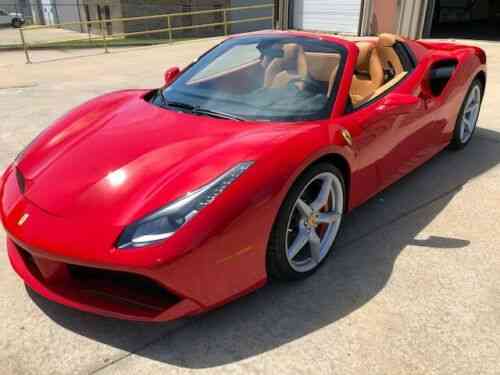 Ferrari 488 Spider With Only 170 Miles Orig Msrp Of 33301600 2018