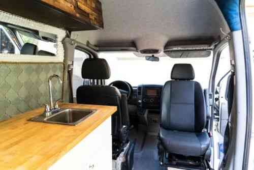 Custom Wood Paneling And Stunning Interior 2018 Mercedes High Top Sprinter Van