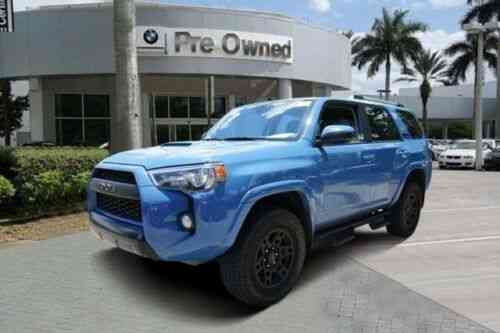 Toyota 4runner Trd Pro 15 850 Miles Nautical Blue Metallic Used Classic Cars