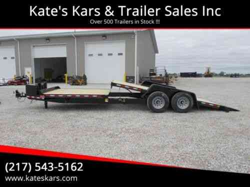 B-b Trailers 83x24 Tiltbed Trailer 14000 Lb Gvwr Tube: Vans, SUVs, And ...