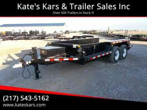 B-b Trailers 14' Tandem Axle Drop Down 14' Drop Deck: Vans, SUVs, And ...