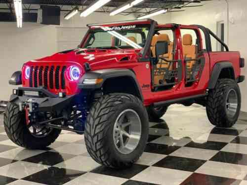 Jeep Gladiator Custom Lifted Gladiator Ferrari Edition: Used Classic Cars