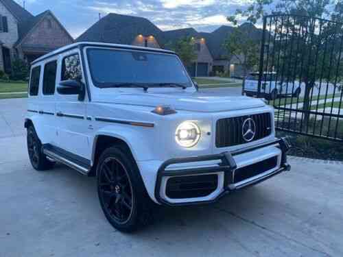 Mercedes Amg G63 G Wagon Loaded White On Black Night Pack Used Classic Cars